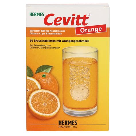 hermes cevitt orange 60 brausetabletten 1000 mg|Hermes Cevitt Orange Brausetabletten 60 St .